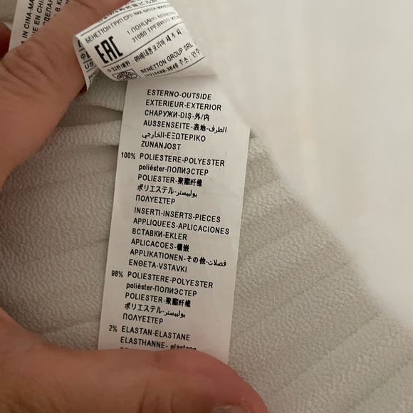 Sisley Pleated Skirt sz 40 - Picture 5 of 6